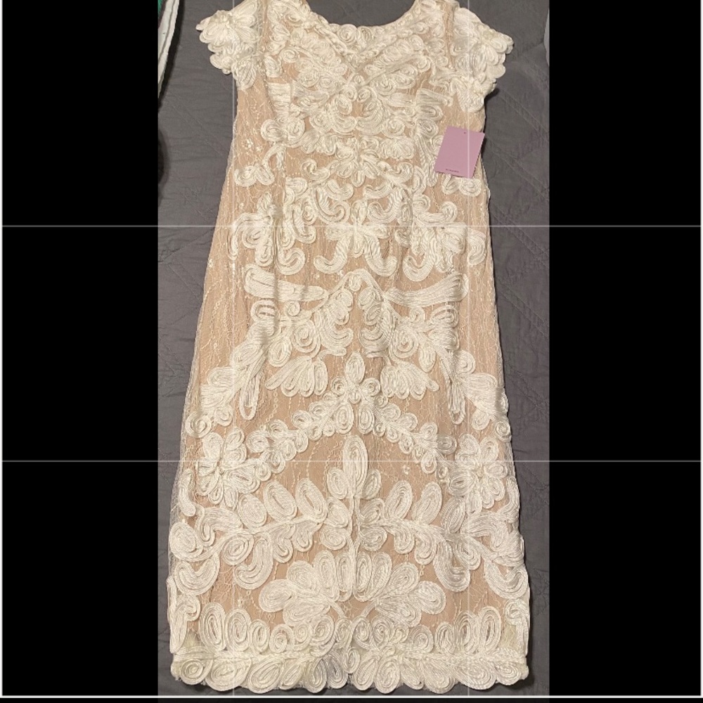 Ivory semi-formal dress NWT